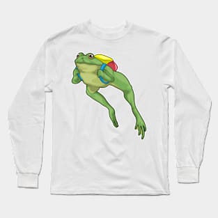 Frog Hiker Backpack Long Sleeve T-Shirt